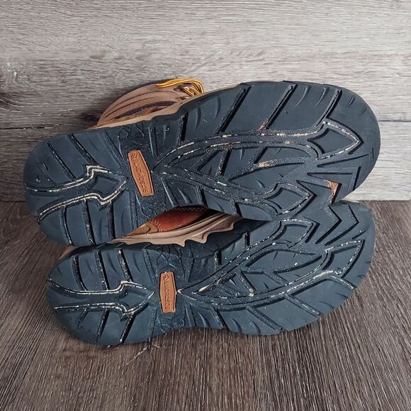 LaCrosse Brown and Tan High-Top Boots with Sturdy Sole - Picture 8 of 9